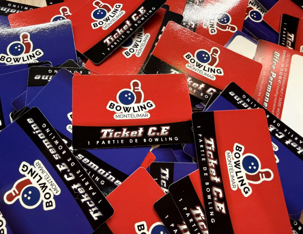 Billets CE pour une partie au Bowling Montélimar
